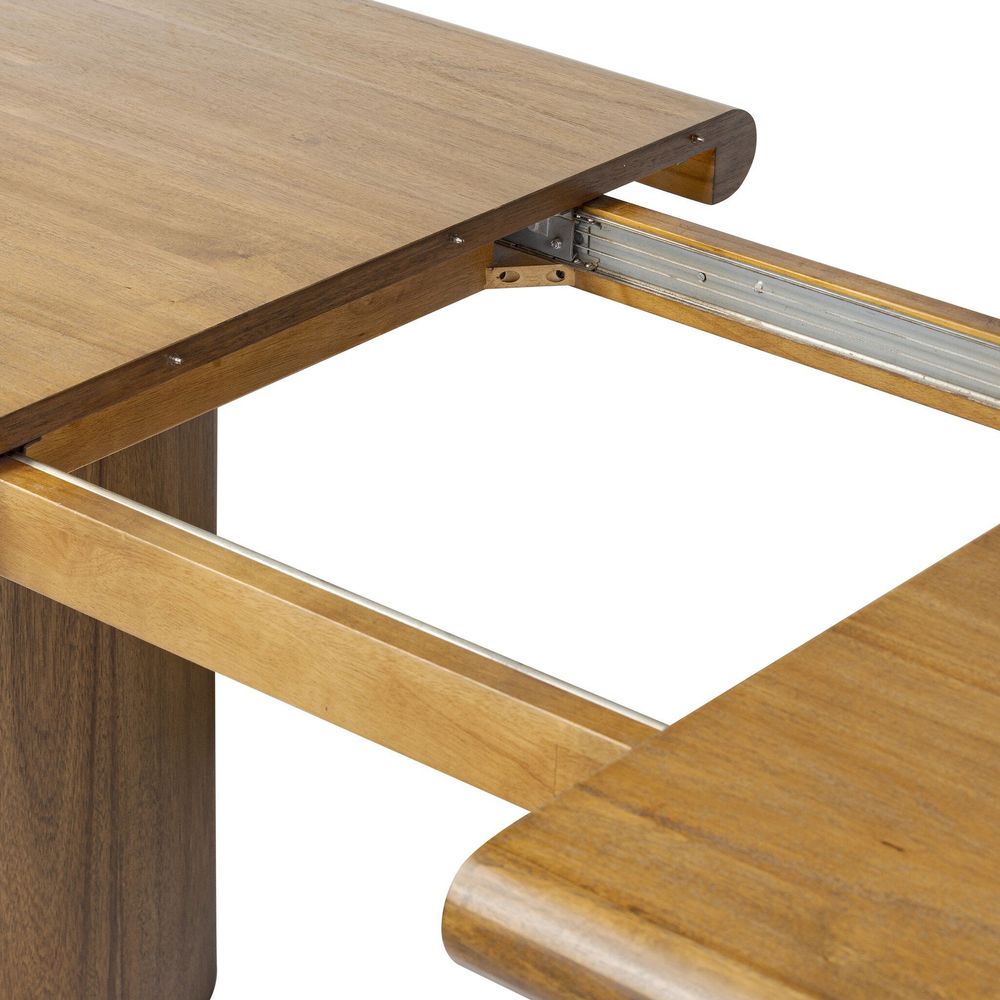 Paden Extension Dining Table - Seasoned Brown Acacia