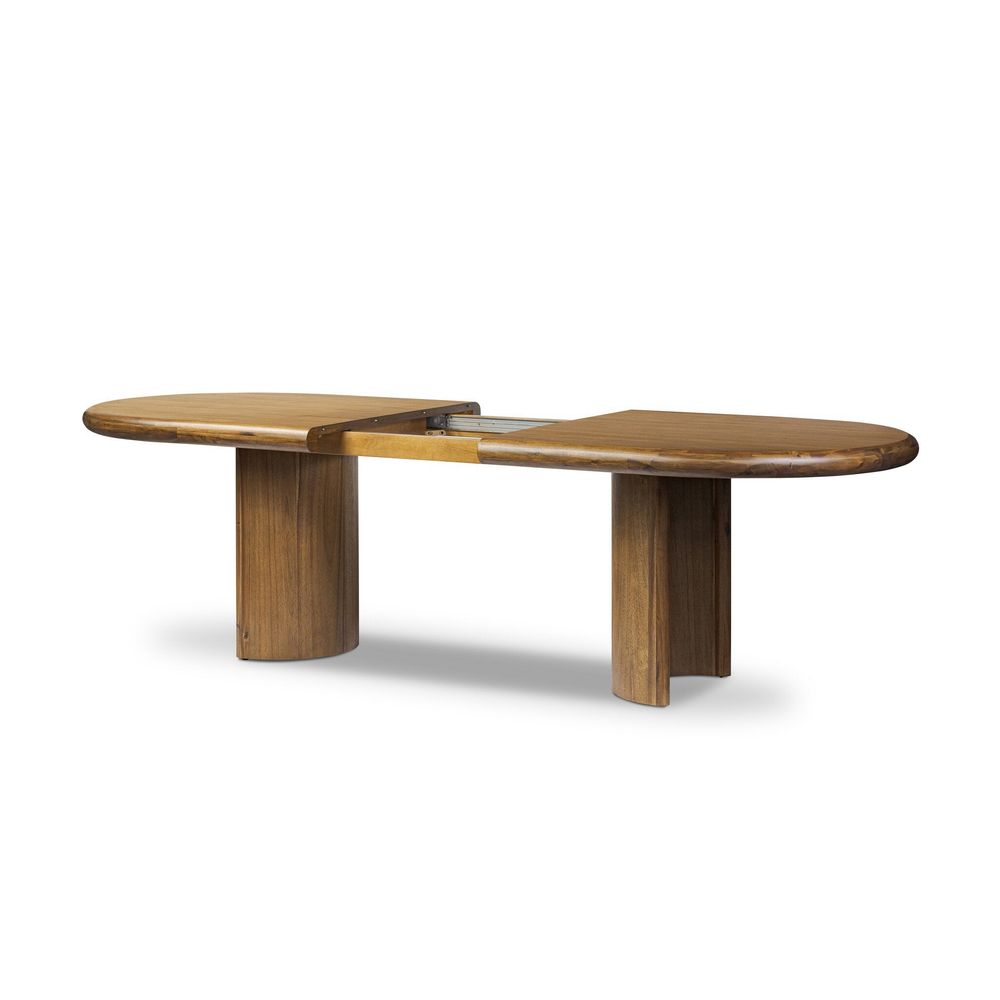 Paden Extension Dining Table - Seasoned Brown Acacia