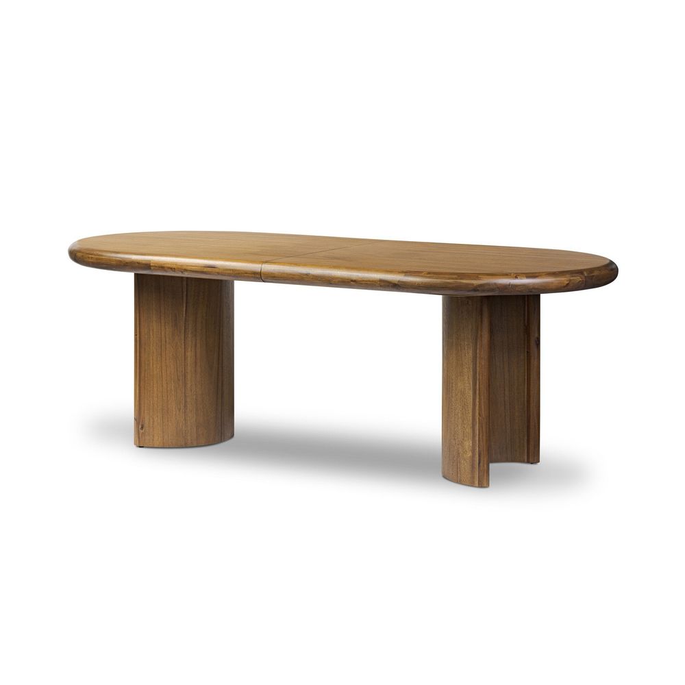 Paden Extension Dining Table - Seasoned Brown Acacia