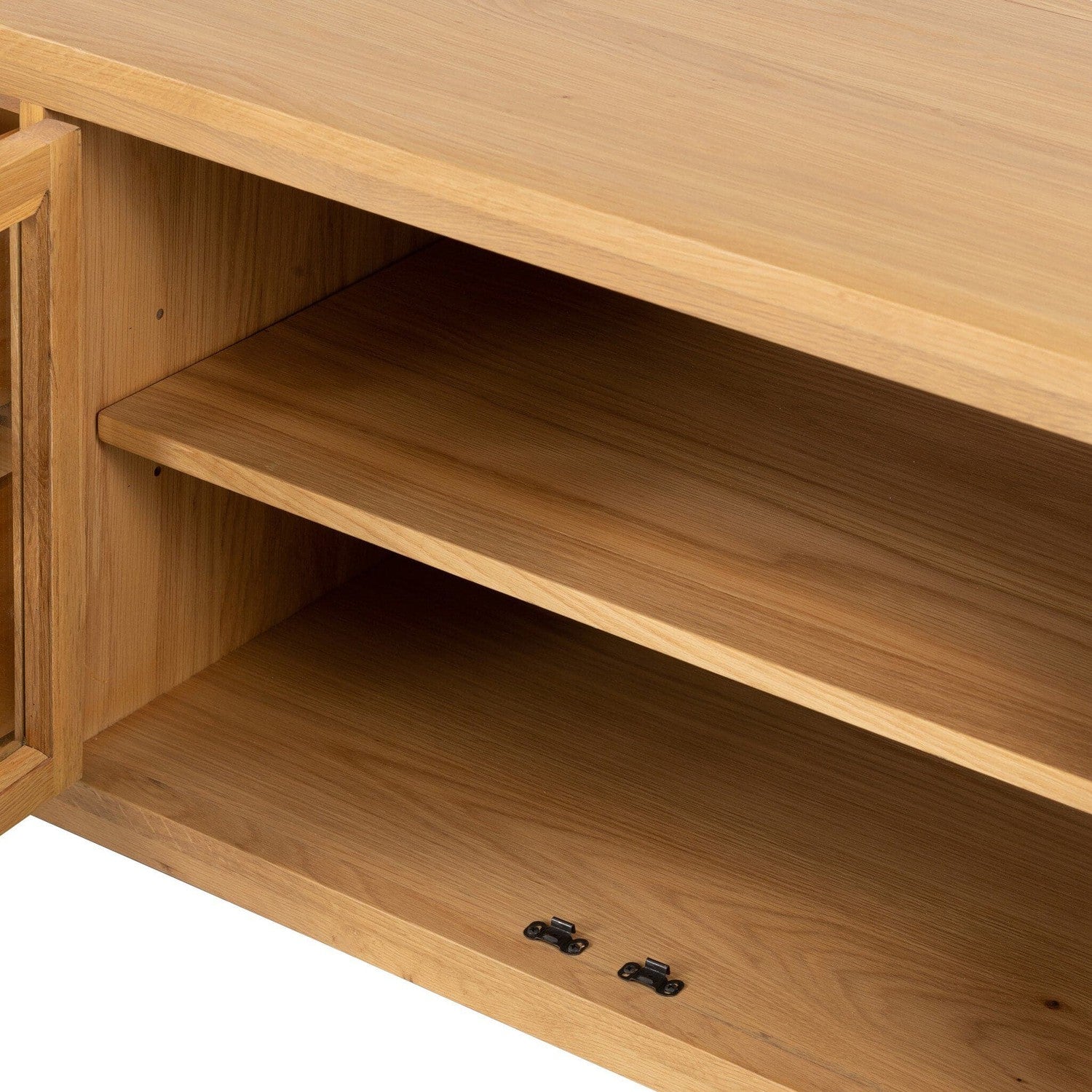 Laker Media Console - Light Oak Veneer