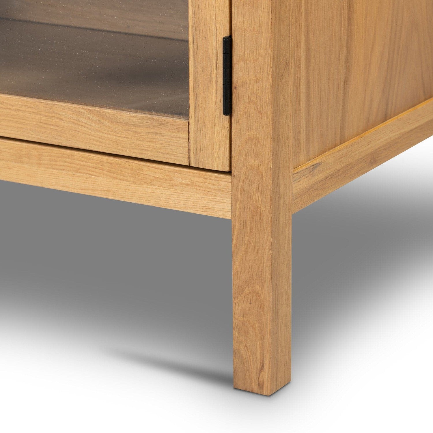 Laker Media Console - Light Oak Veneer