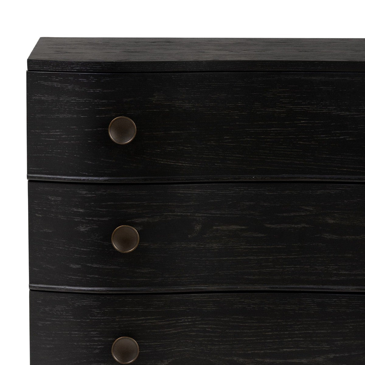 Tiago Nightstand - Distressed Black