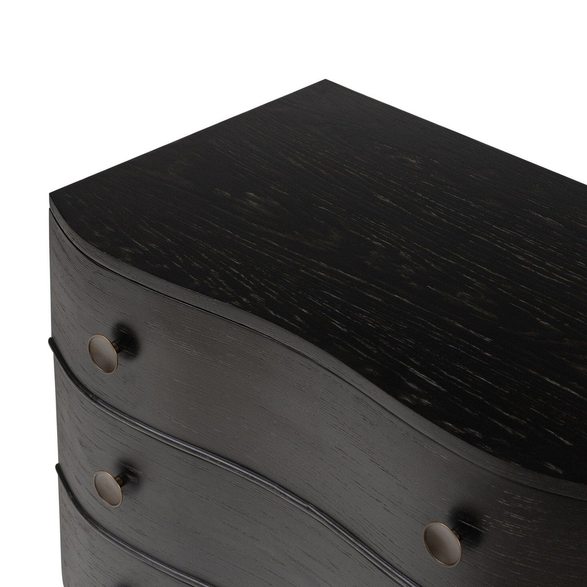 Tiago Nightstand - Distressed Black