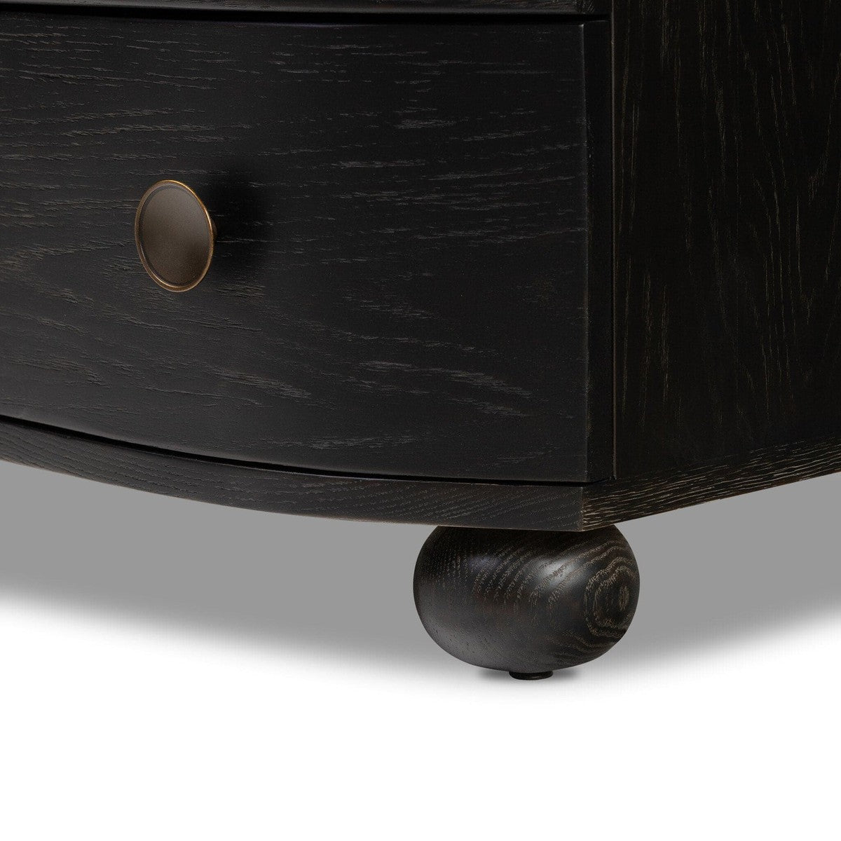 Tiago Nightstand - Distressed Black