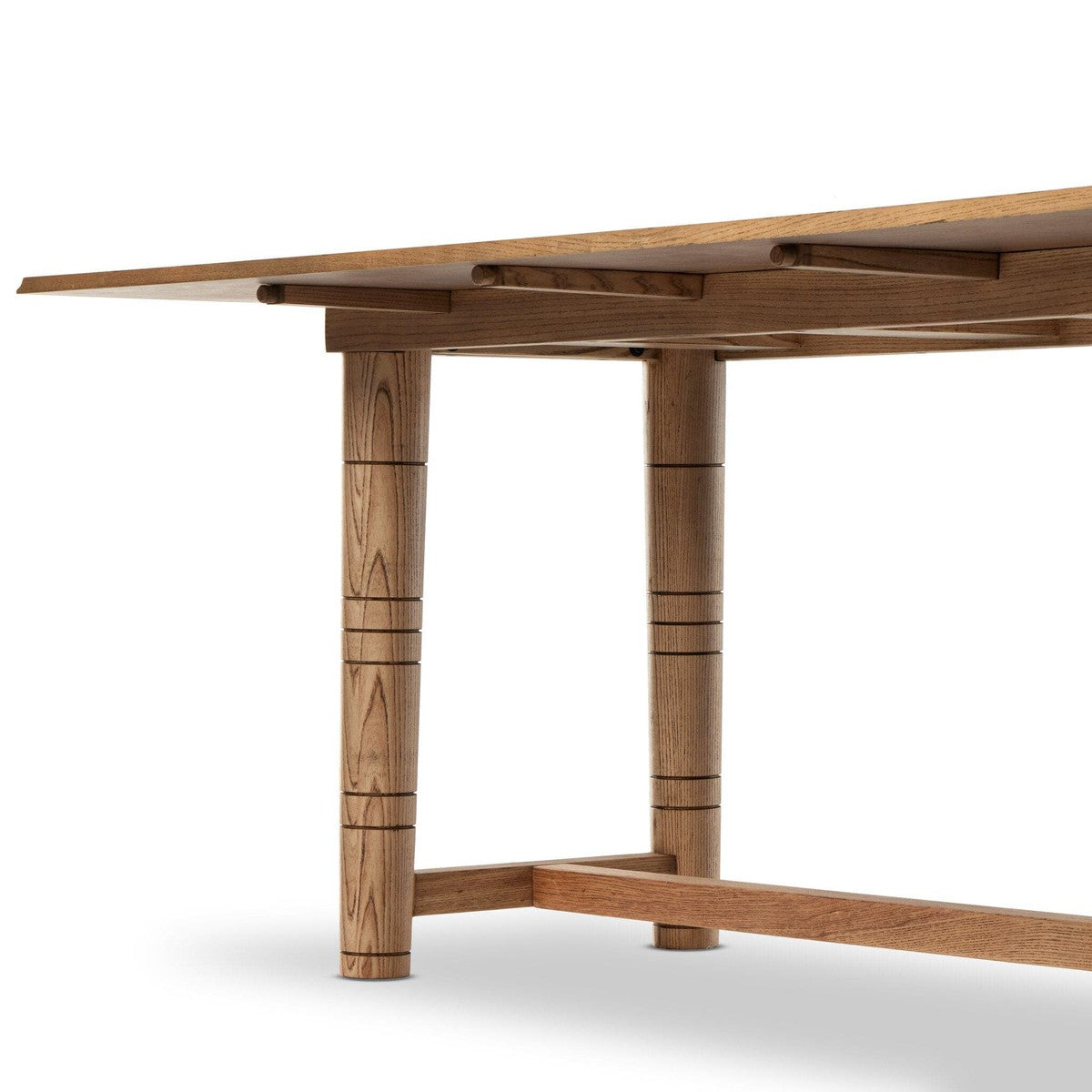 Flip Top Console Table - Toasted Ash