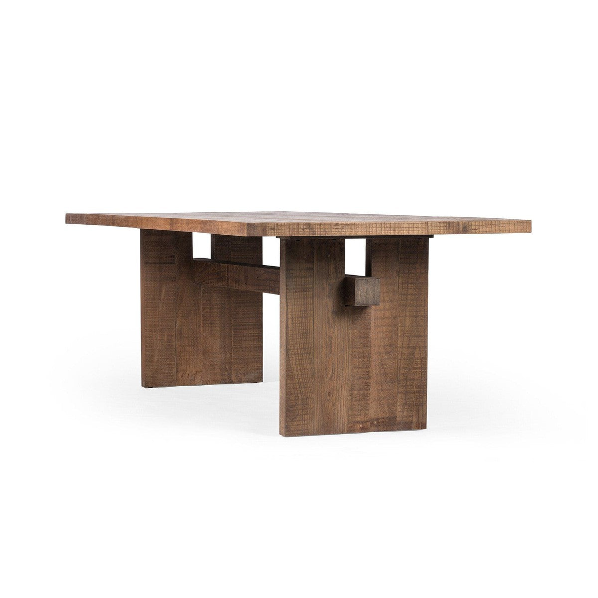 Brandy Dining Table - Rustic Weathered Elm