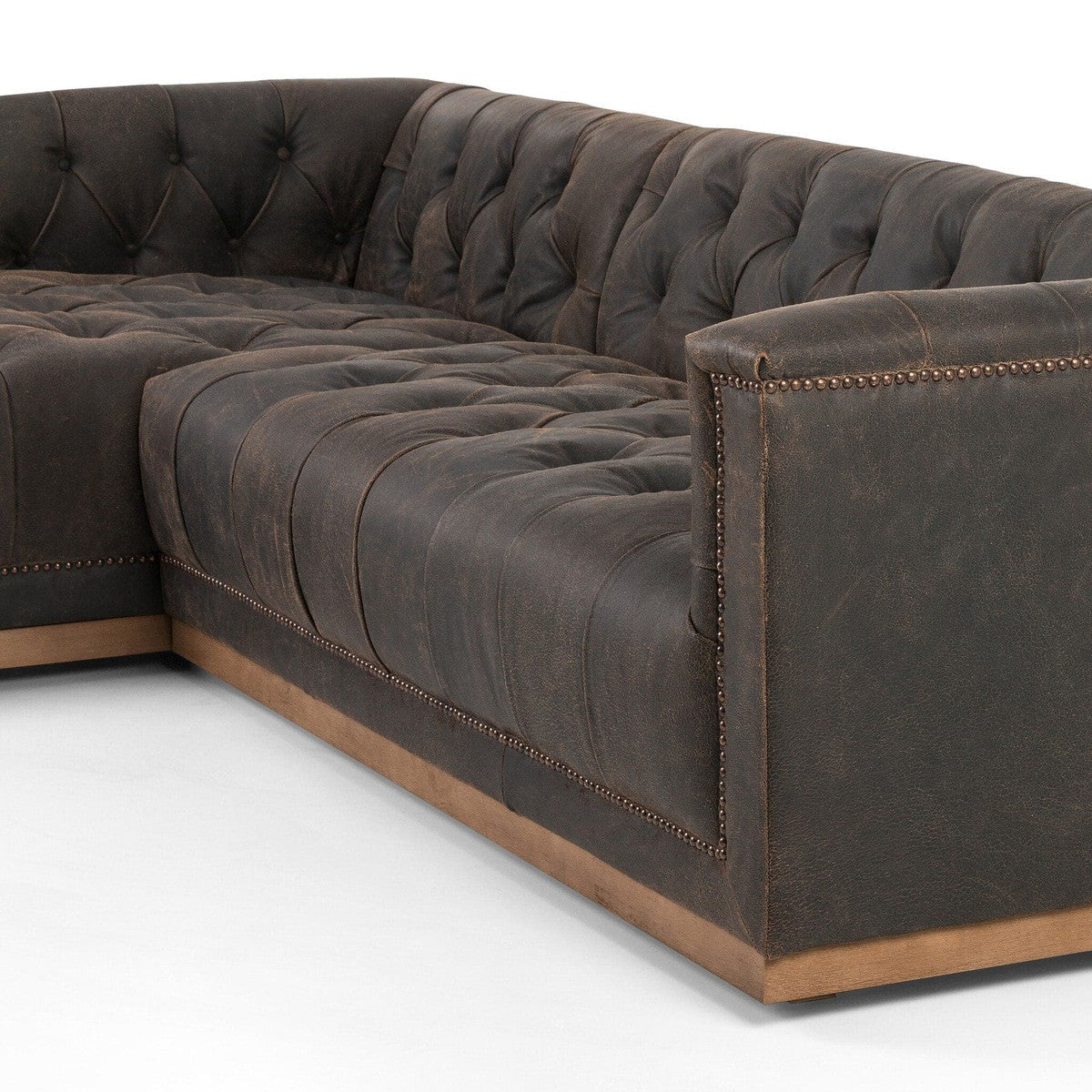 Maxx 2-Piece Sectional - Destroyed Black