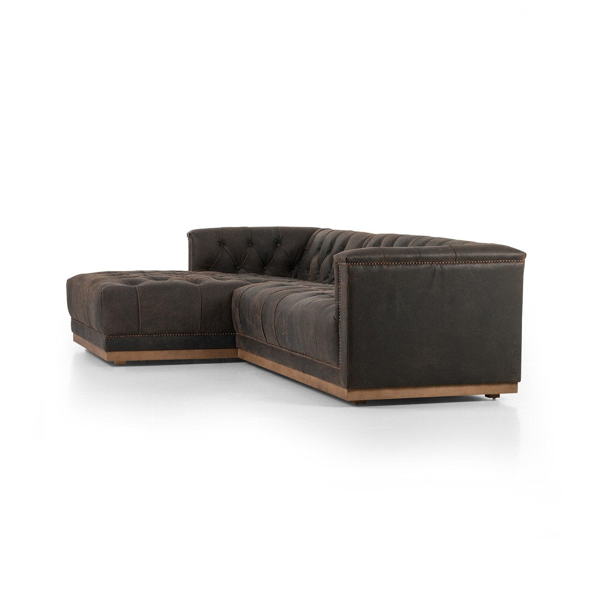 Maxx 2-Piece Sectional - Destroyed Black