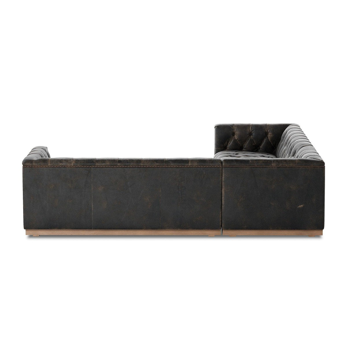 Maxx 3-Piece Sectional - Destroyed Black