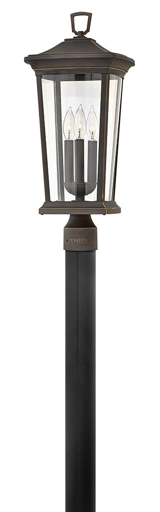 Outdoor Bromley - Large Post Top or Pier Mount Lantern-Hinkley Lighting-HINKLEY-2361OZ-LL-Outdoor Post LanternsOil Rubbed Bronze-120v-4-France and Son