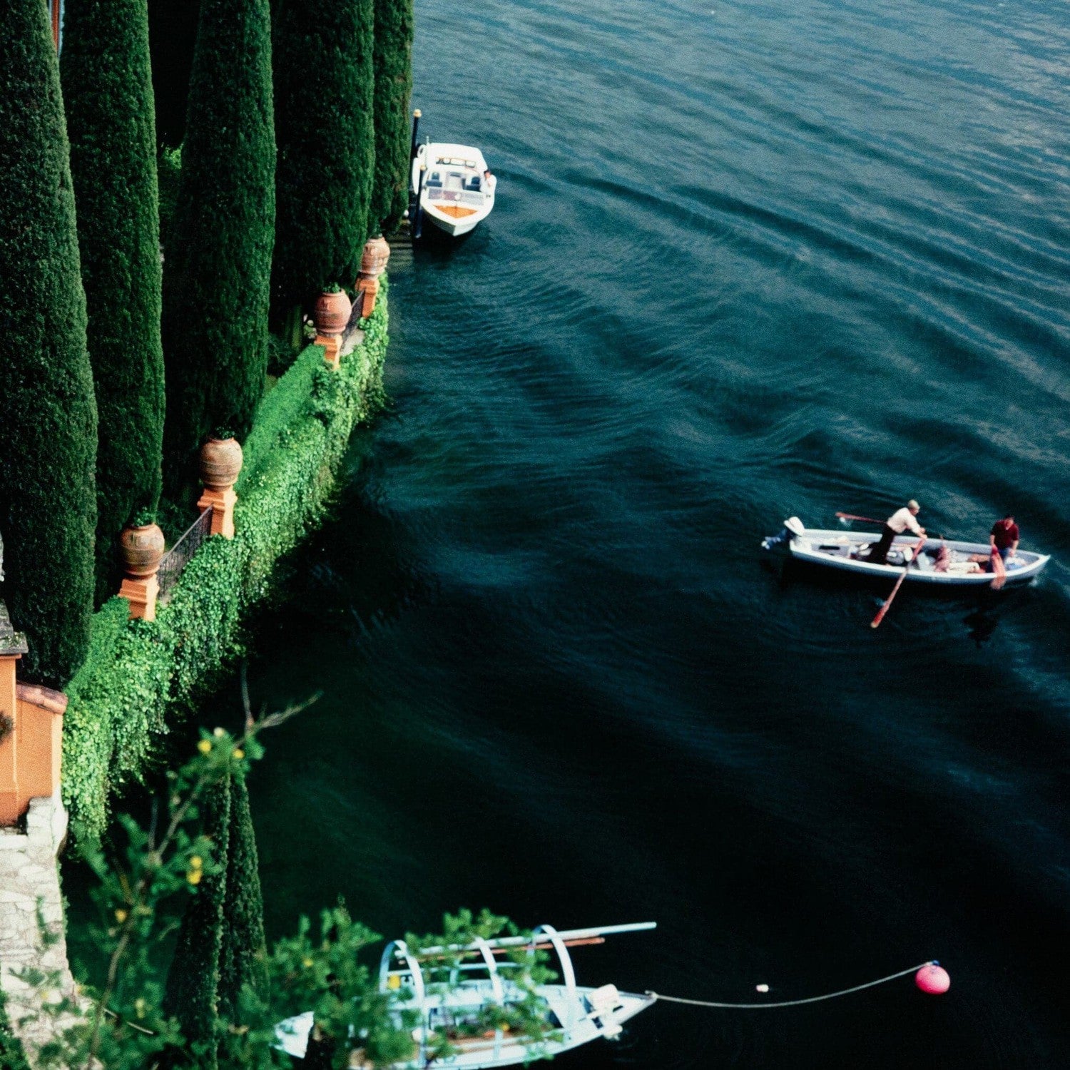 Giacomo Montegazza by Slim Aarons - Vertical Grain White Oak Floater