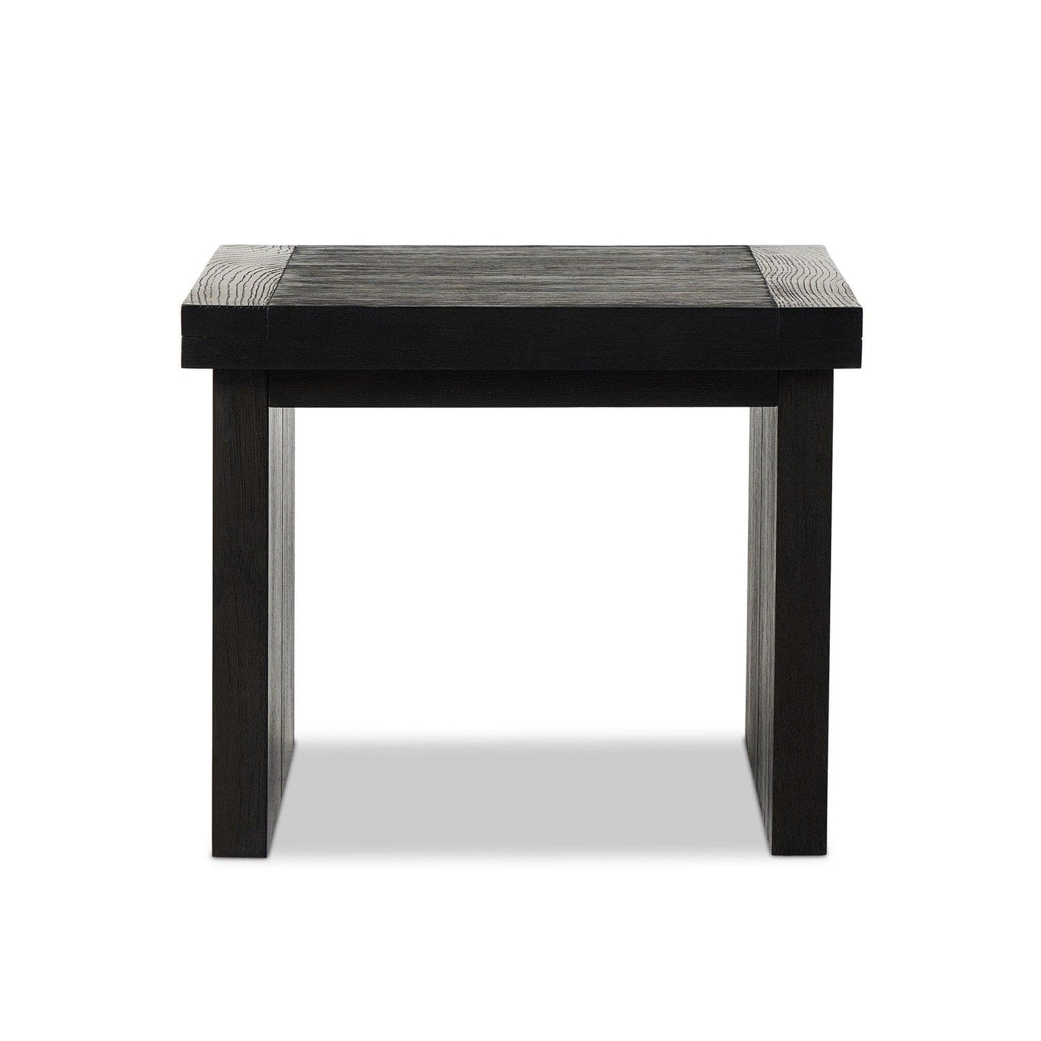 Warby End Table - Worn Black Veneer