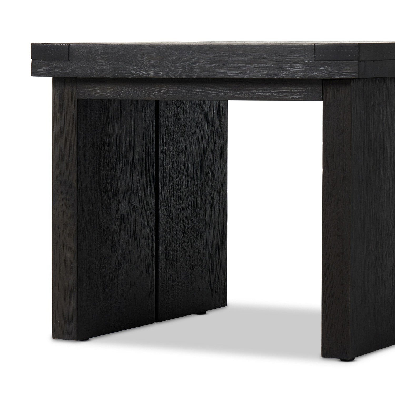 Warby End Table - Worn Black Veneer