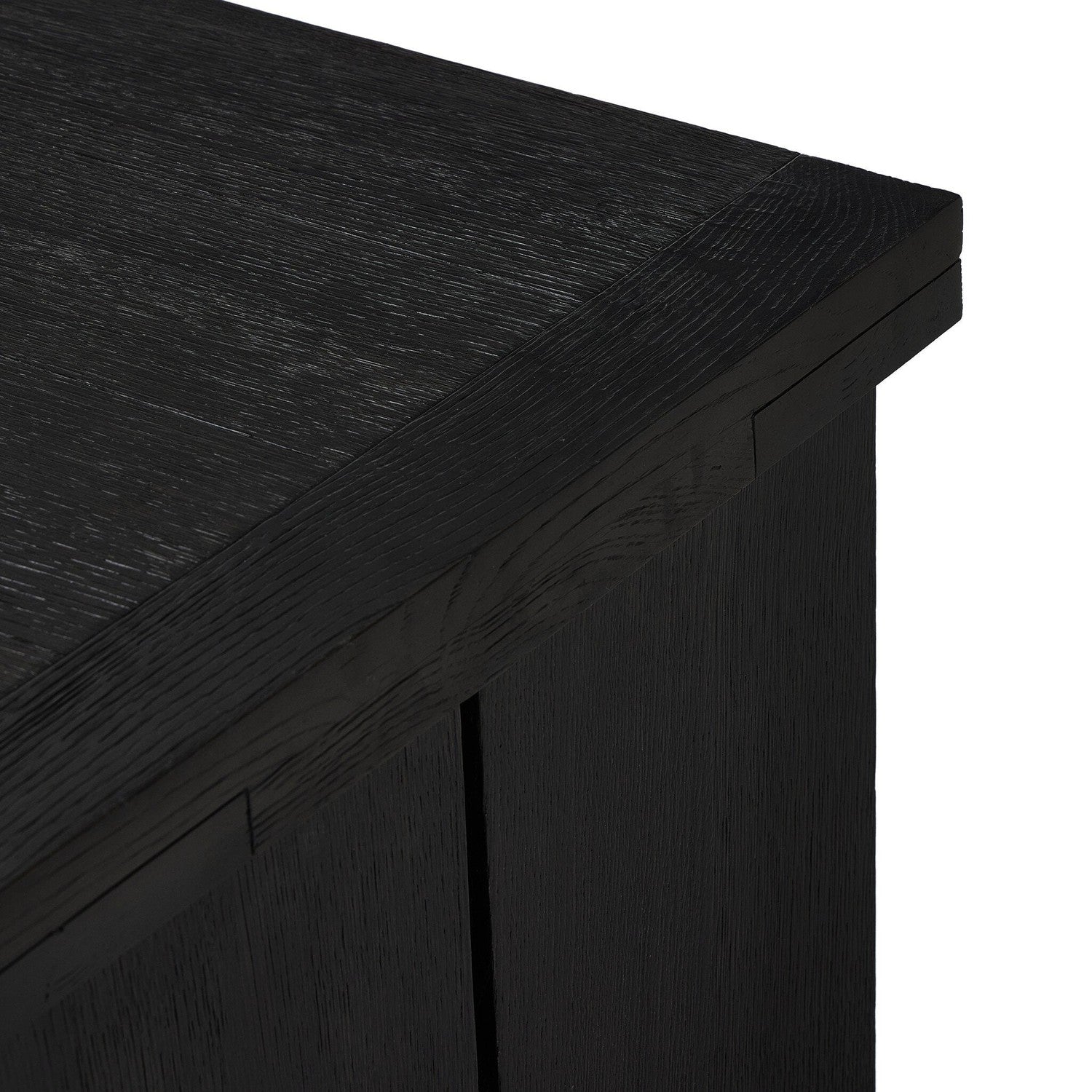 Warby End Table - Worn Black Veneer