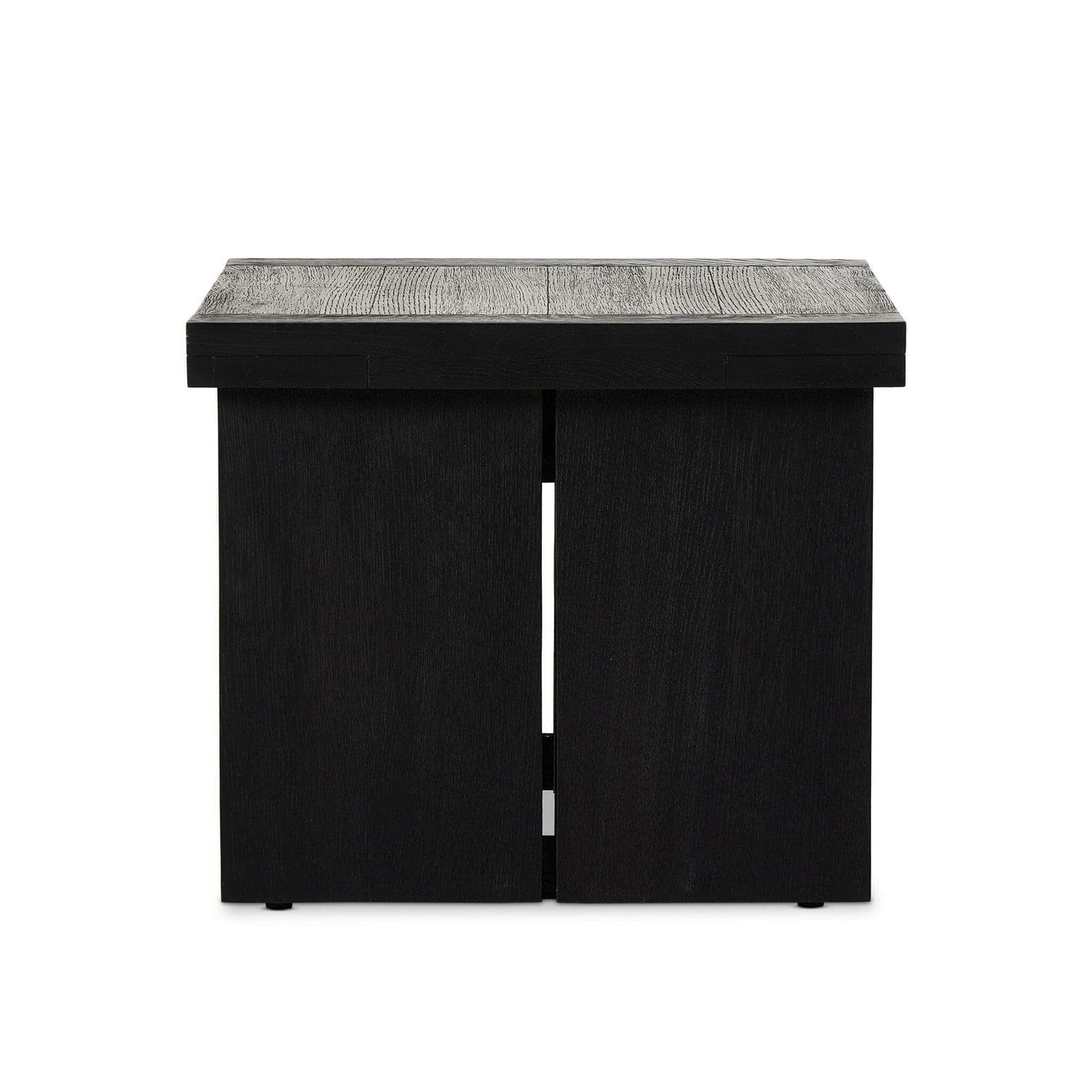 Warby End Table - Worn Black Veneer