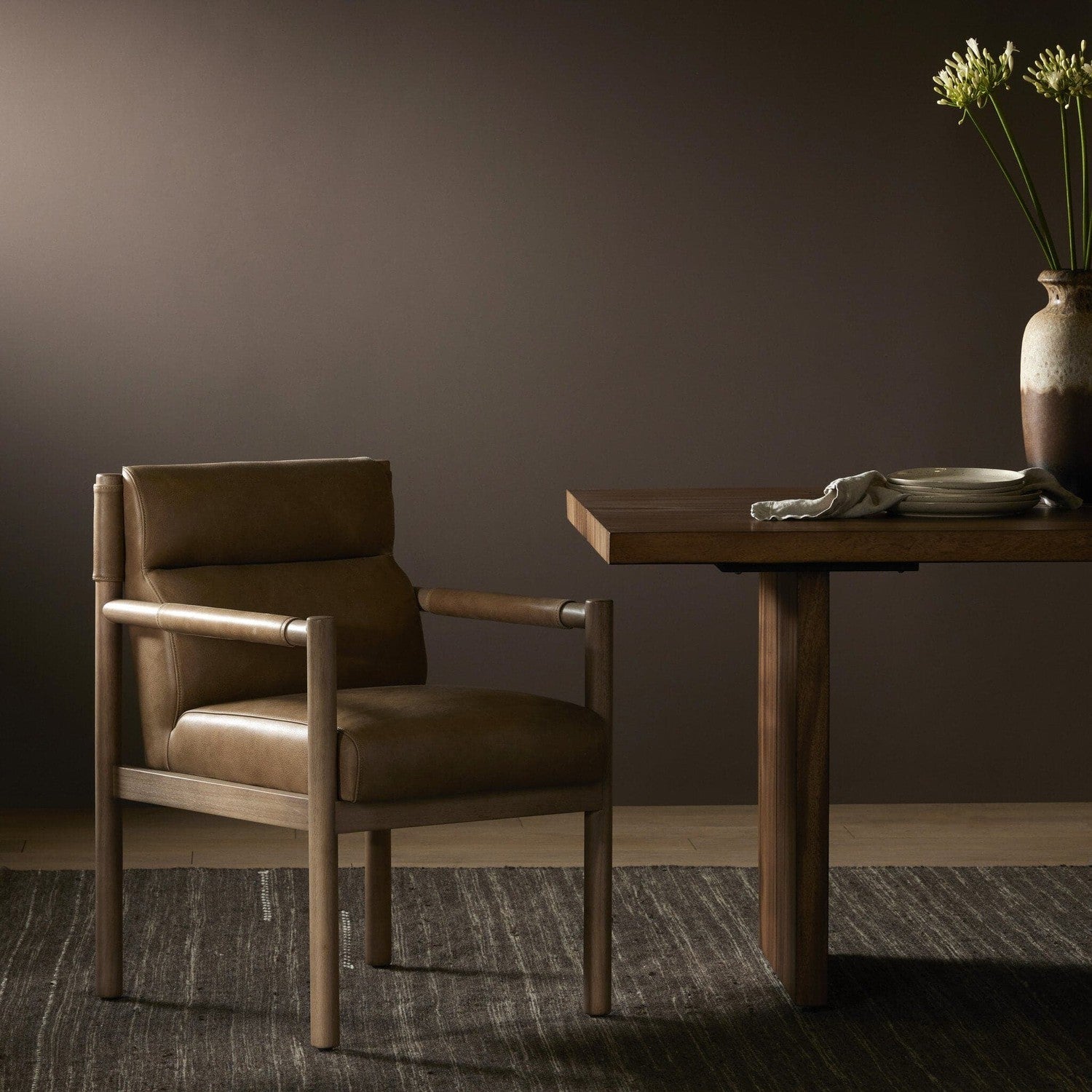 Kiano Dining Armchair - Palermo Drift