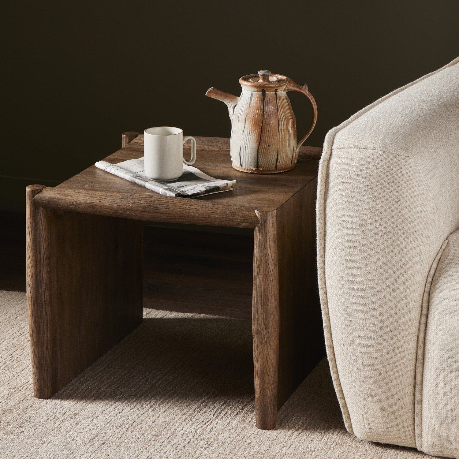 Glenview End Table - Weathered Oak