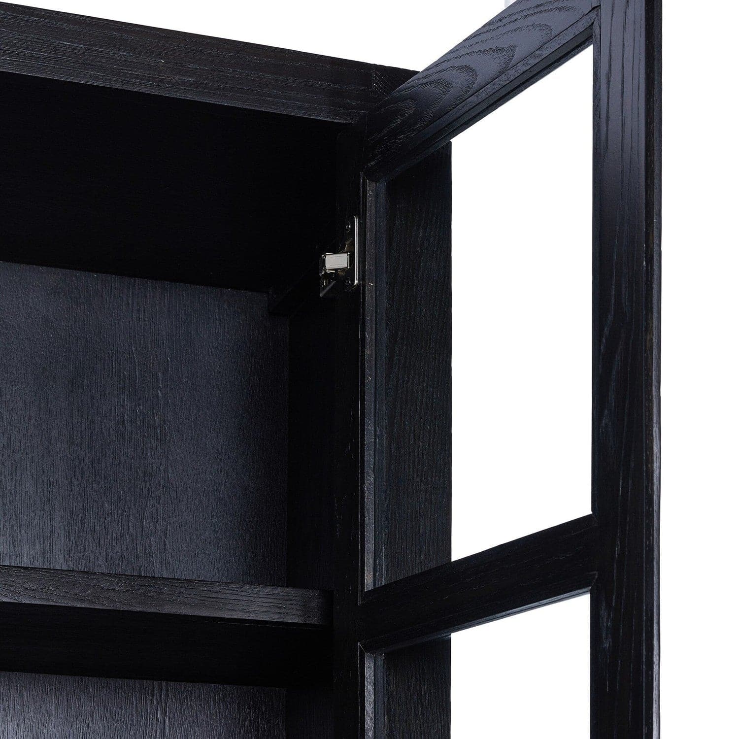 Warby Cabinet - Worn Black Veneer