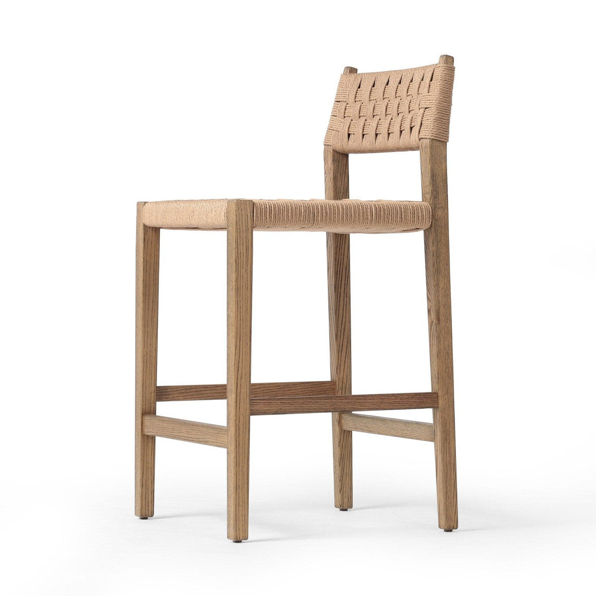 Hamlin Bar + Counter Stool - Double Twisted Paper Cord