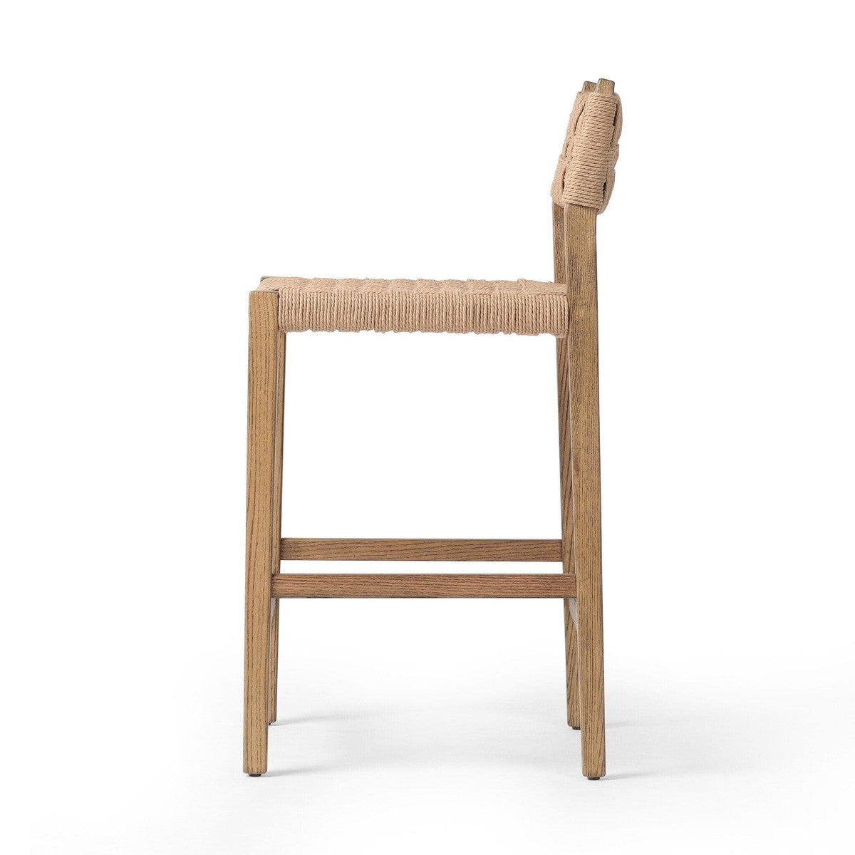 Hamlin Bar + Counter Stool - Double Twisted Paper Cord