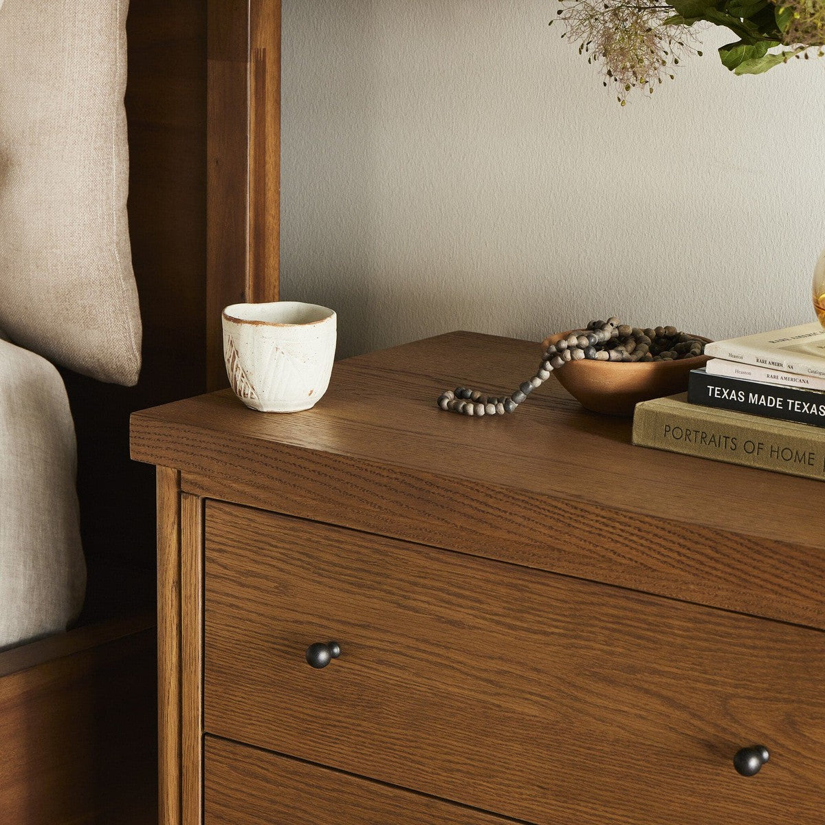 Roark Nightstand - Amber Oak Veneer