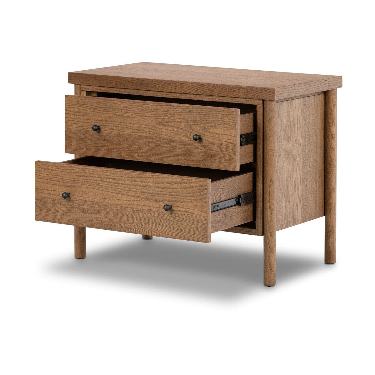 Roark Nightstand - Amber Oak Veneer