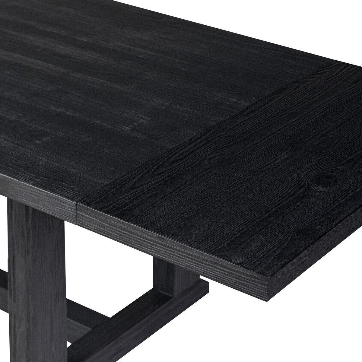 Otto Extension Dining Table - Black Pine