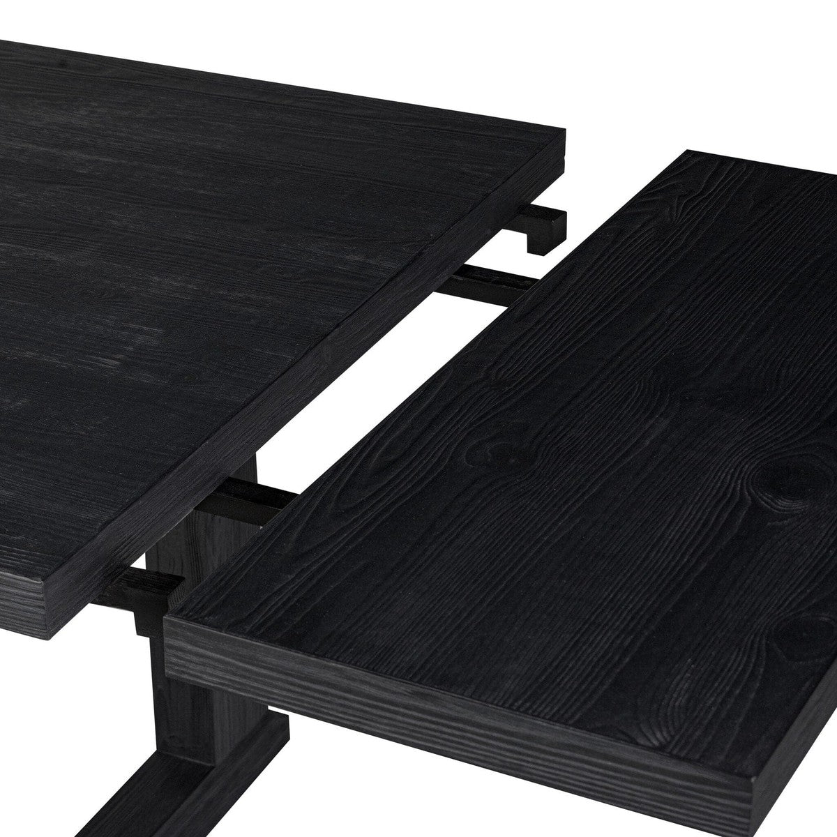 Otto Extension Dining Table - Black Pine