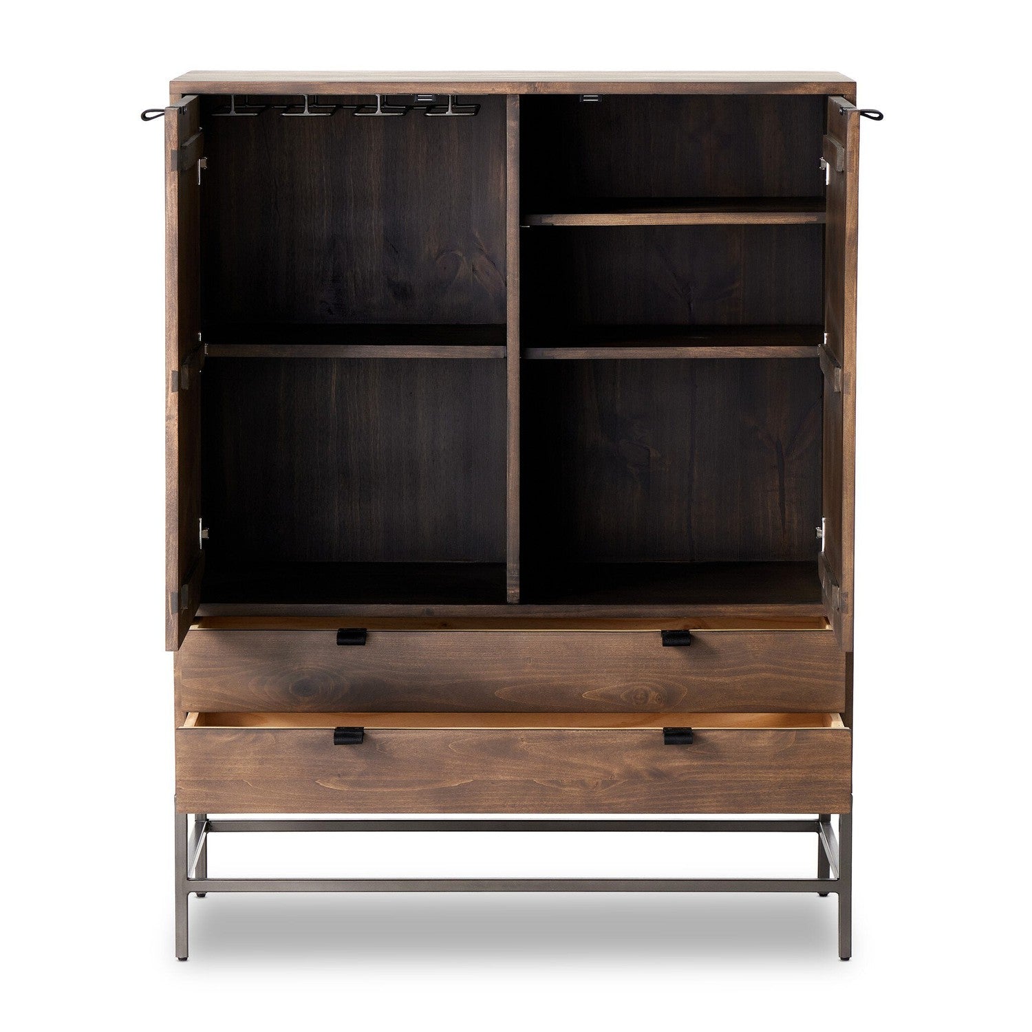 Trey Bar Cabinet - Auburn Poplar