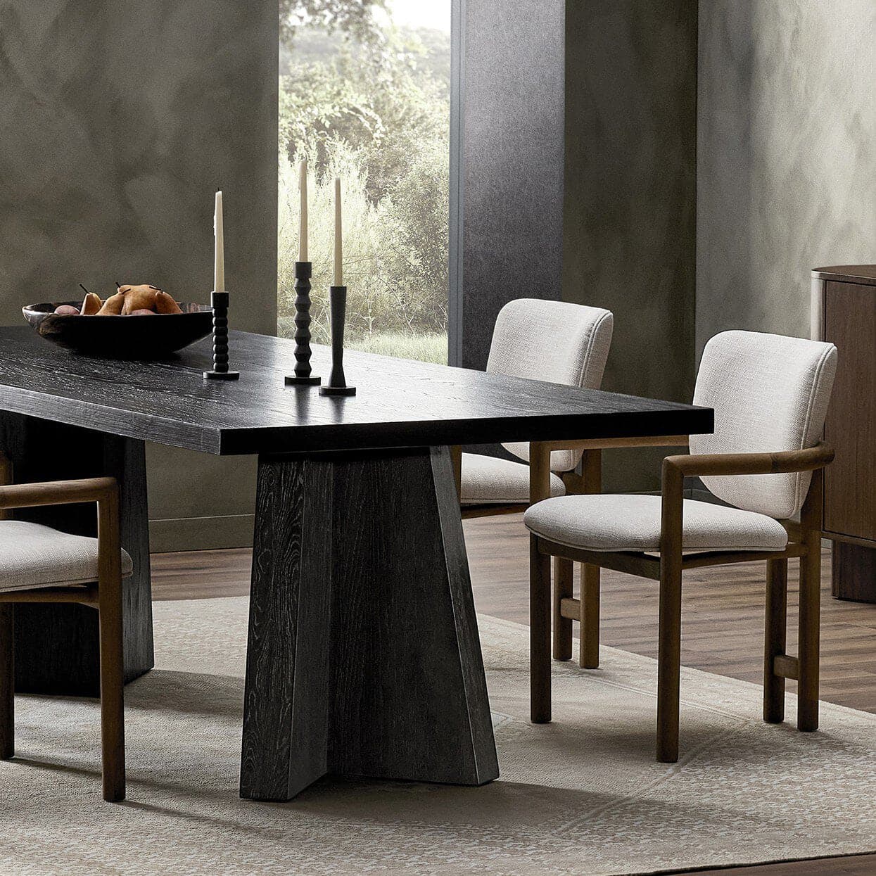 Shavano Dining Table - Espresso Oak Veneer