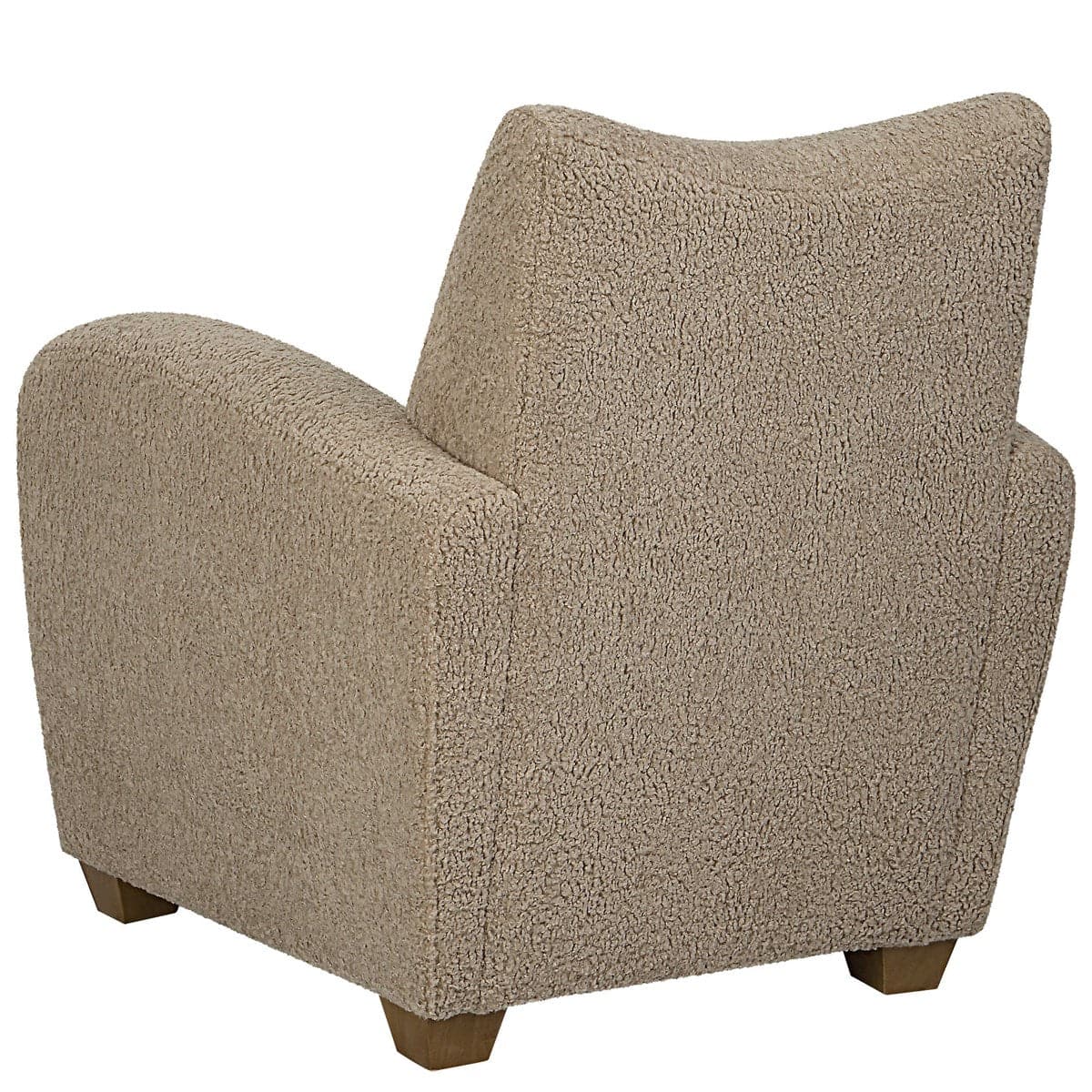 Uttermost Teddy Accent Chair-Uttermost-UTTM-23682-Lounge ChairsWhite Shearling-8-France and Son
