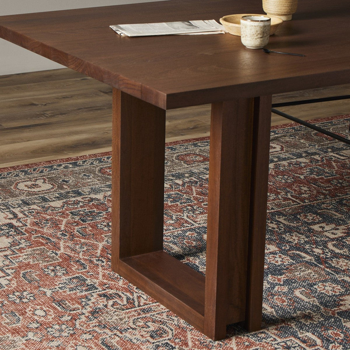 Carmel Dining Table - Brown Wash