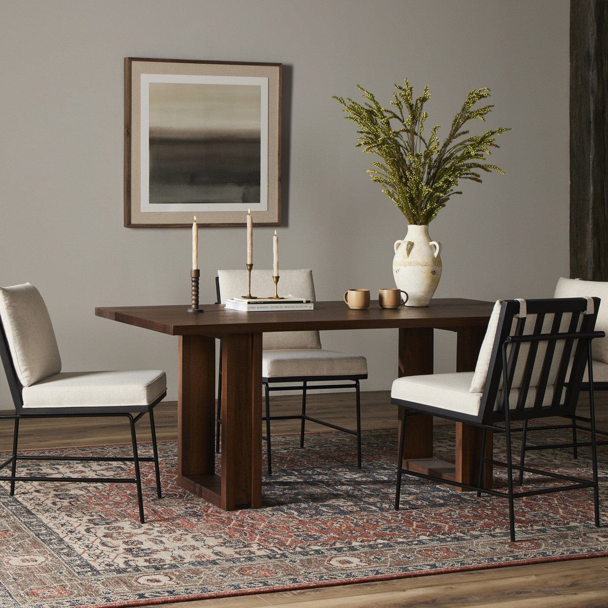 Carmel Dining Table - Brown Wash