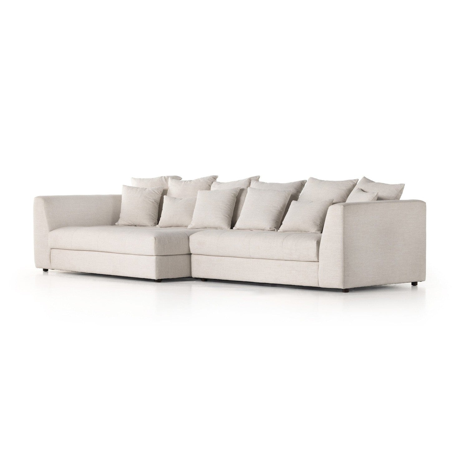 Santos 2-Piece LAF Sectional - Aragon Natural