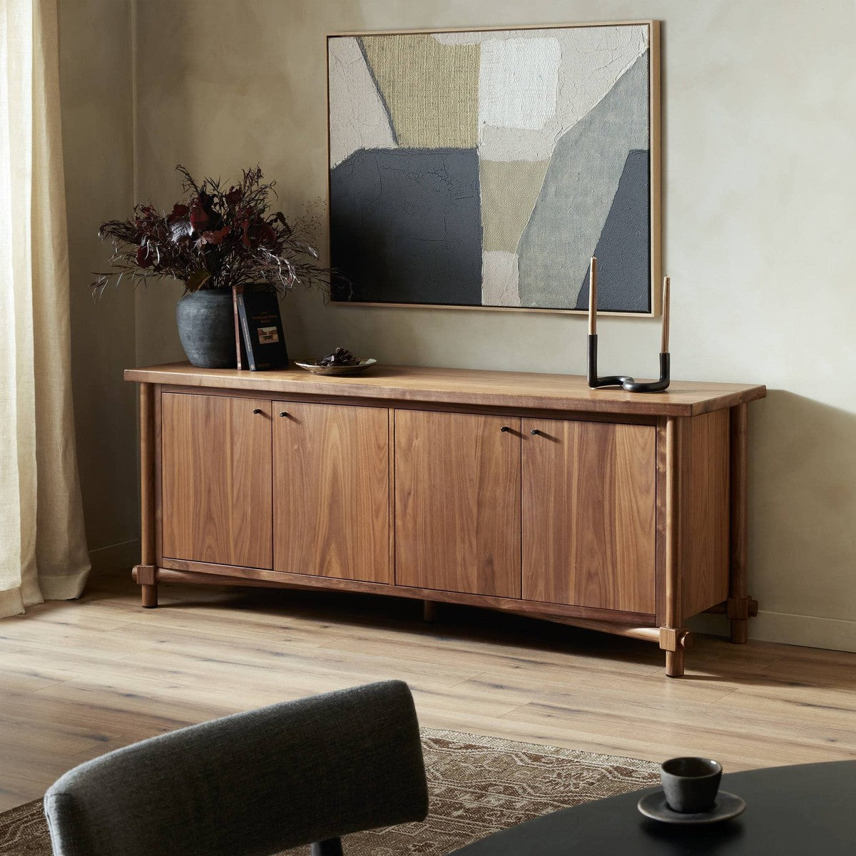 Shevone Sideboard - Natural Walnut