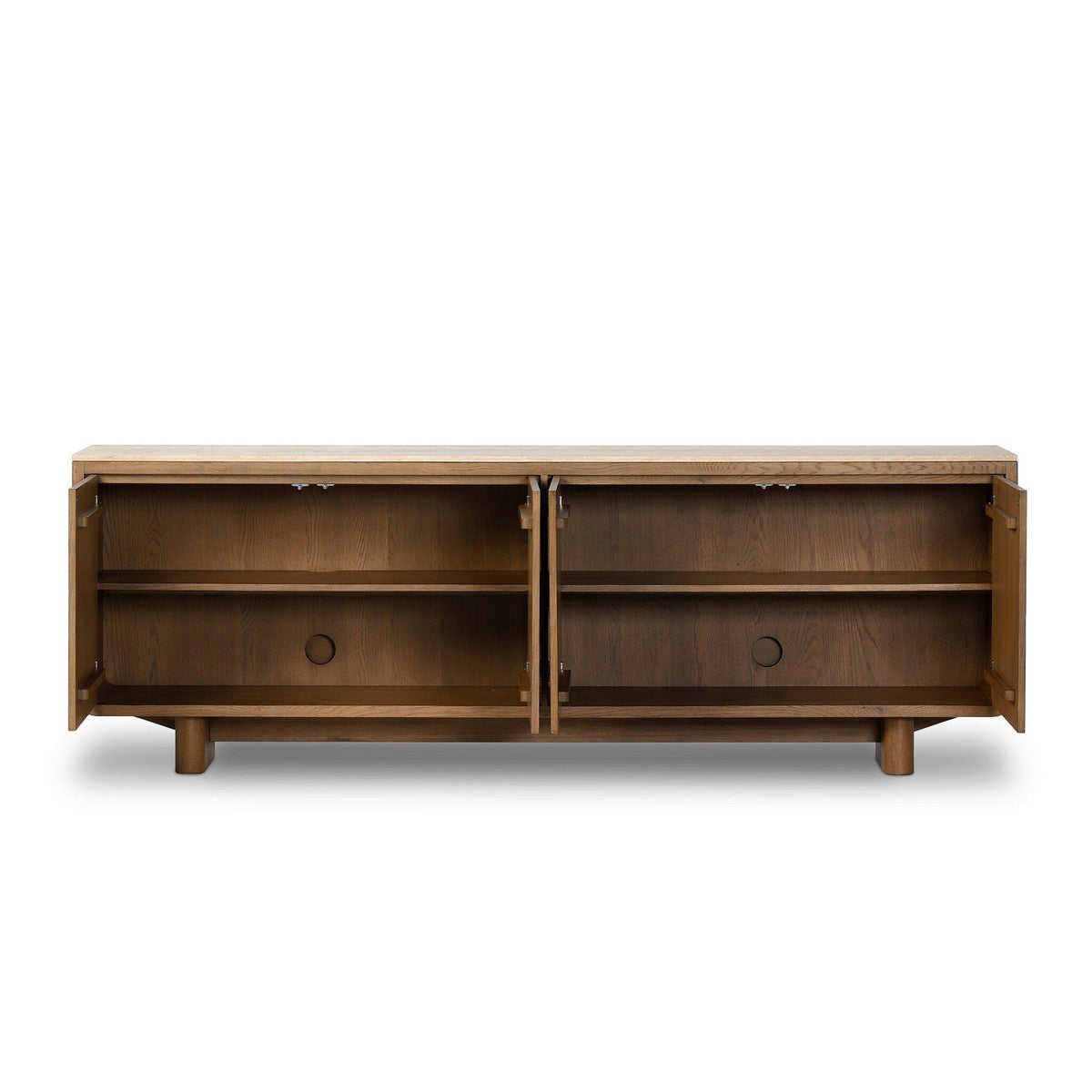 Coronado Sideboard - Rubbed Light Oak - Light Brown, Beige