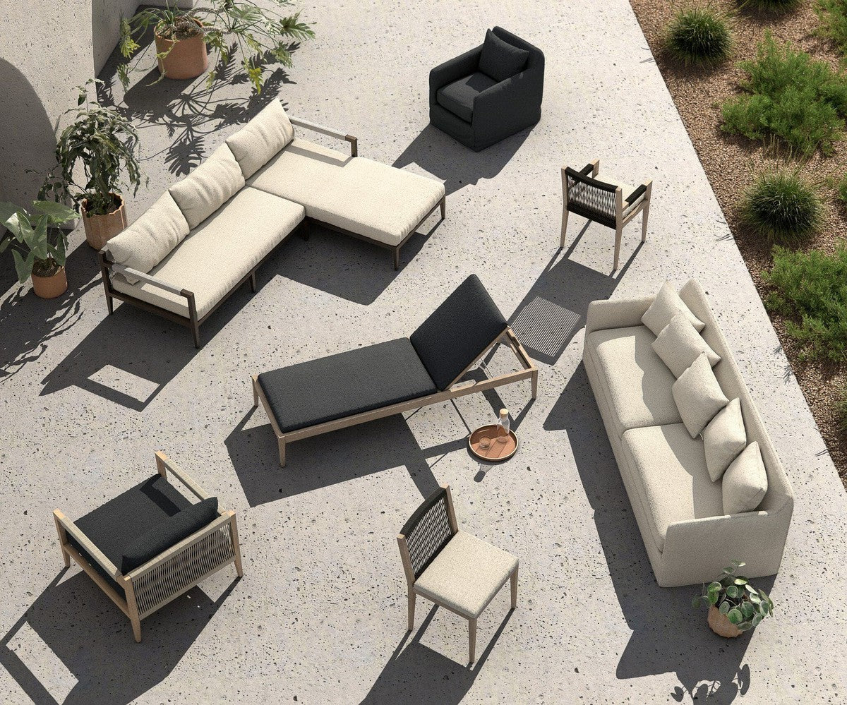 Dade Outdoor Slipcover Sofa - FIQA Boucle Cream