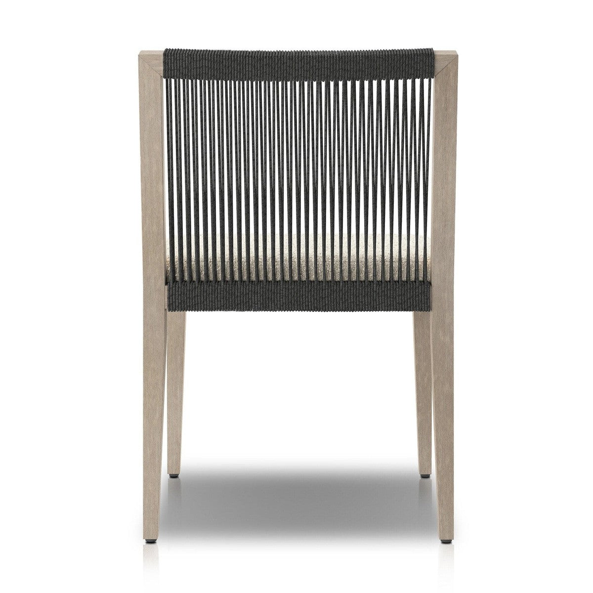 Sherwood Outdoor Dining Chair, Weathered Grey - FIQA Boucle Cream