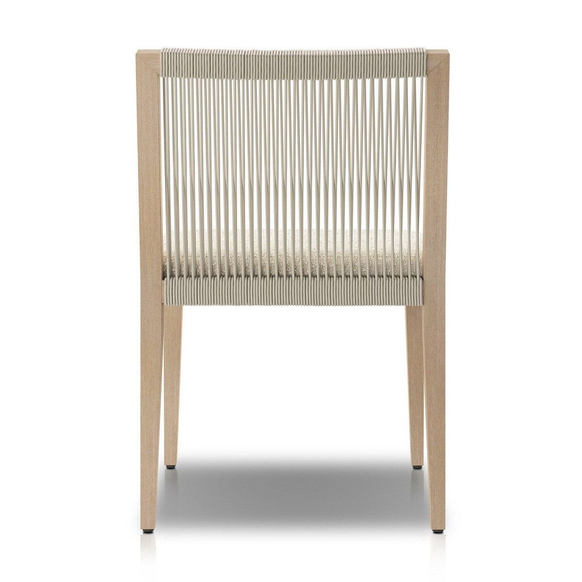 Sherwood Outdoor Dining Chair, Washed Brown - FIQA Boucle Cream