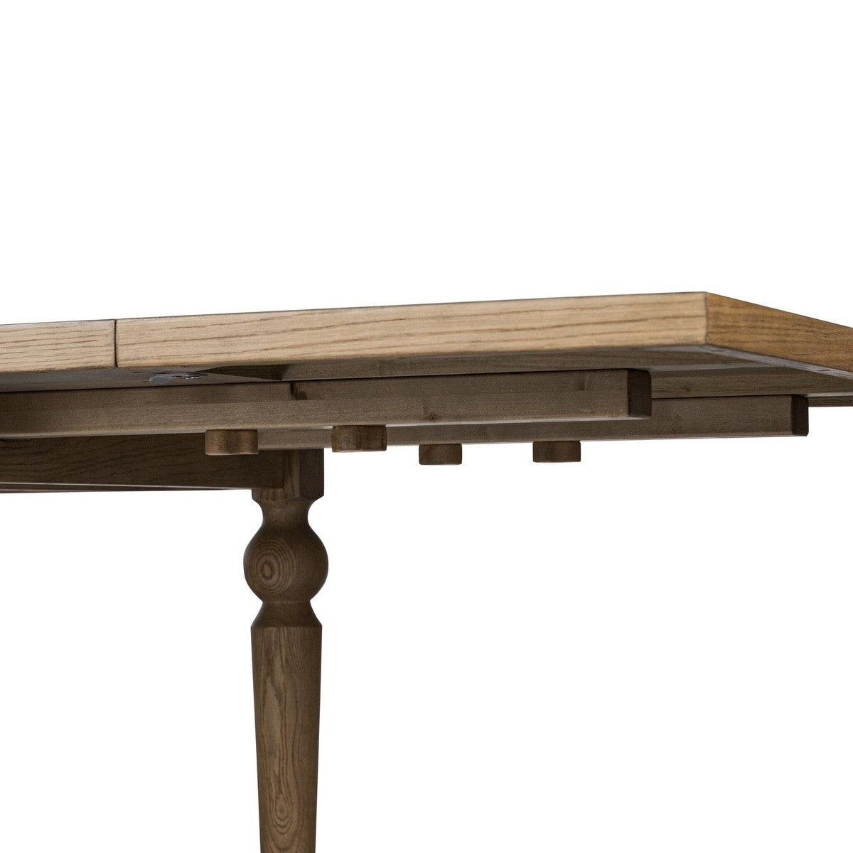 Blinn Extension Dining Table - Worn Oak Veneer