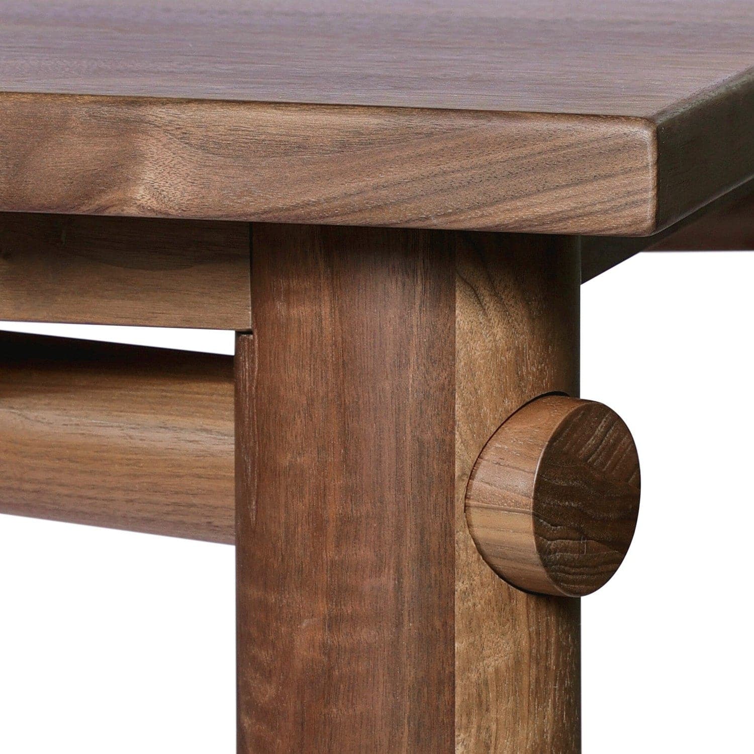 Shevone Dining Table - Natural Walnut Veneer