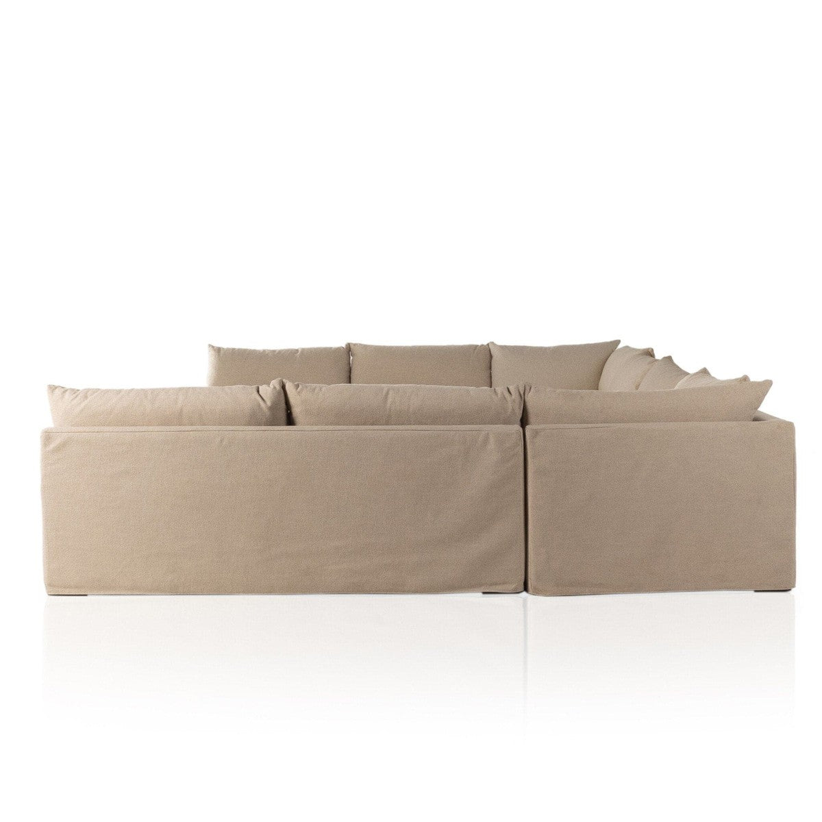 Grant Slipcover 5-Piece Sectional - Antwerp Taupe