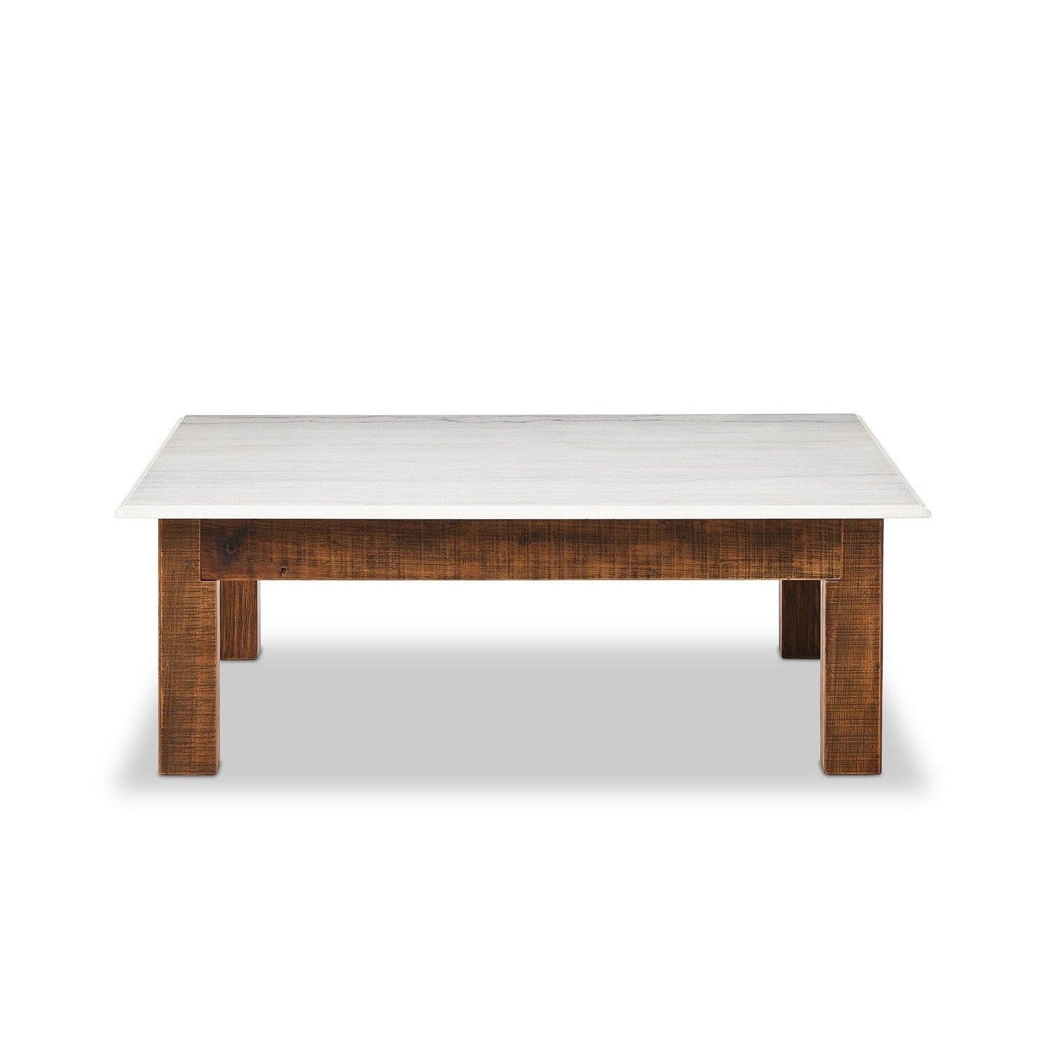 Jessa Coffee Table - Honed White Marble