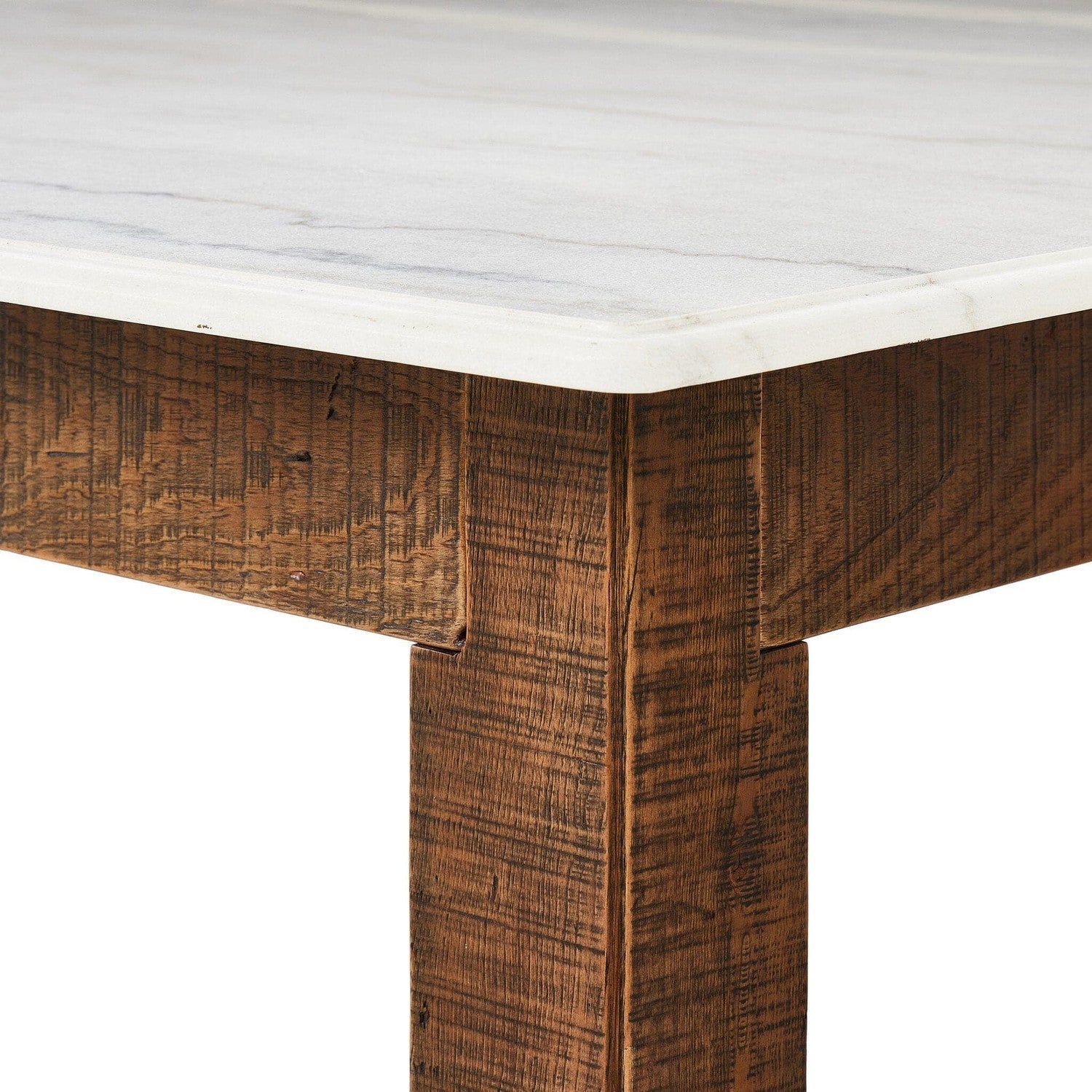 Jessa Coffee Table - Honed White Marble