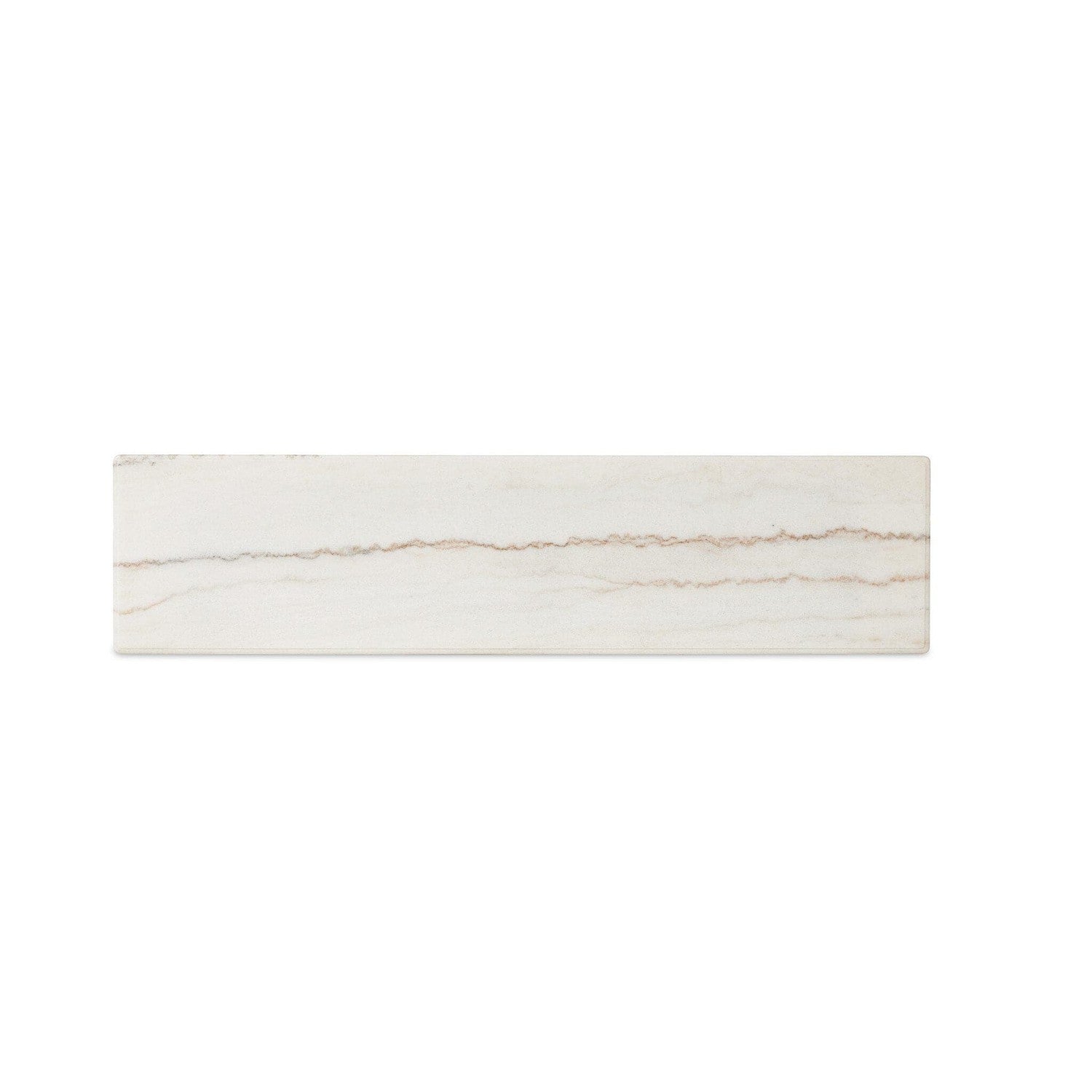 Jessa Console Table - Honed White Marble