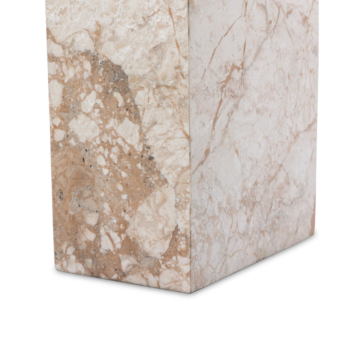 Romano End Table - Desert Taupe Marble