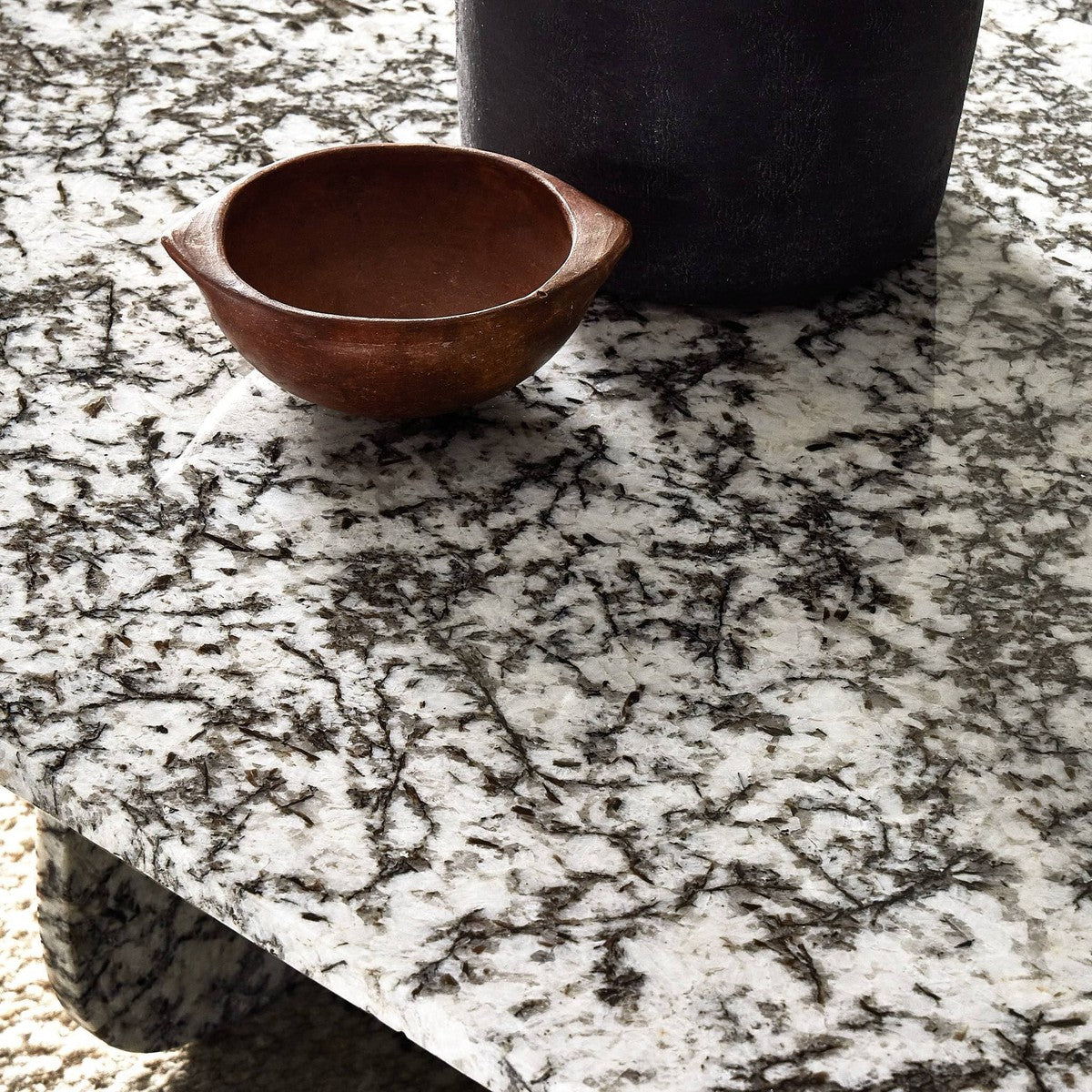 Ramone Coffee Table - Speckled Black Marble