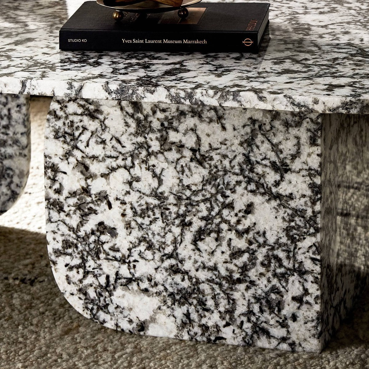 Ramone Coffee Table - Speckled Black Marble