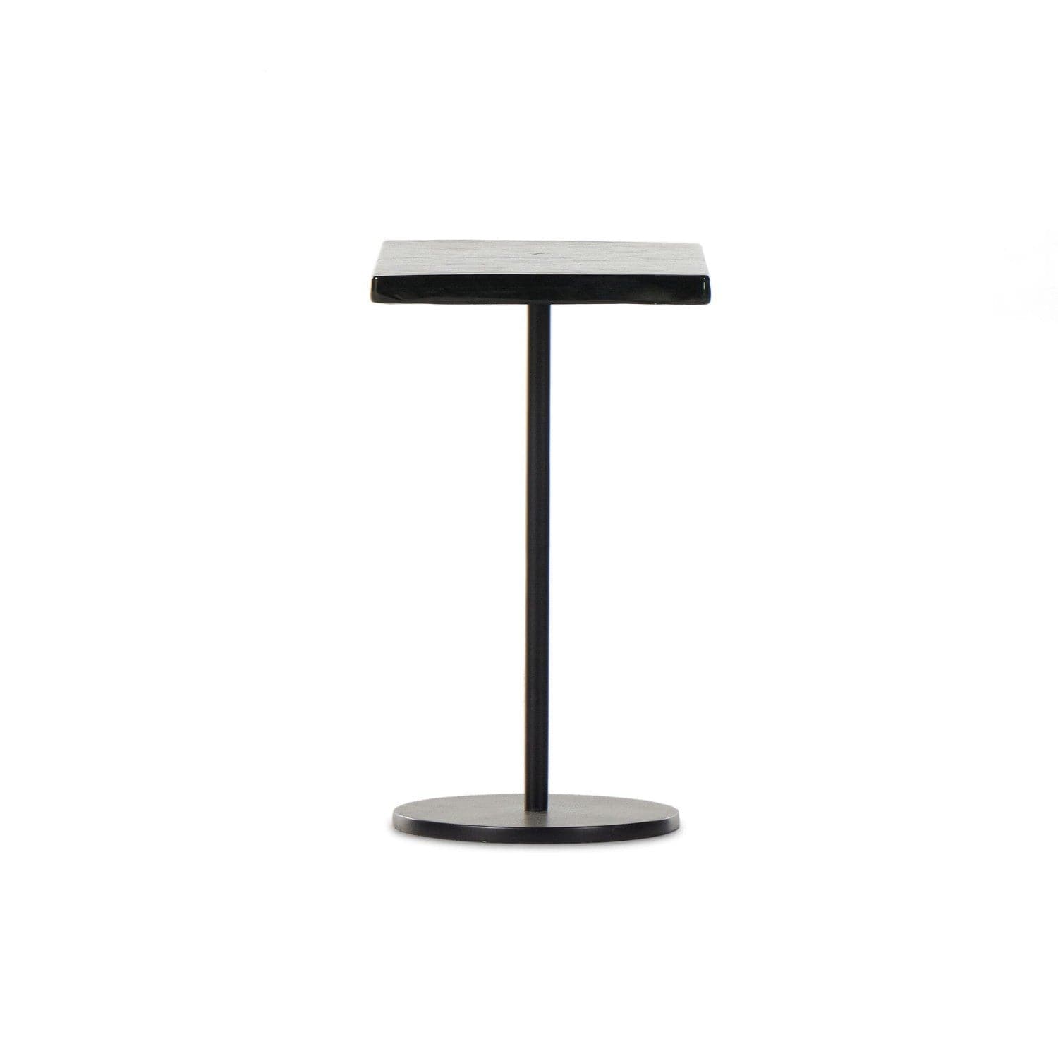 Zevon End Table - Moss Cast Glass