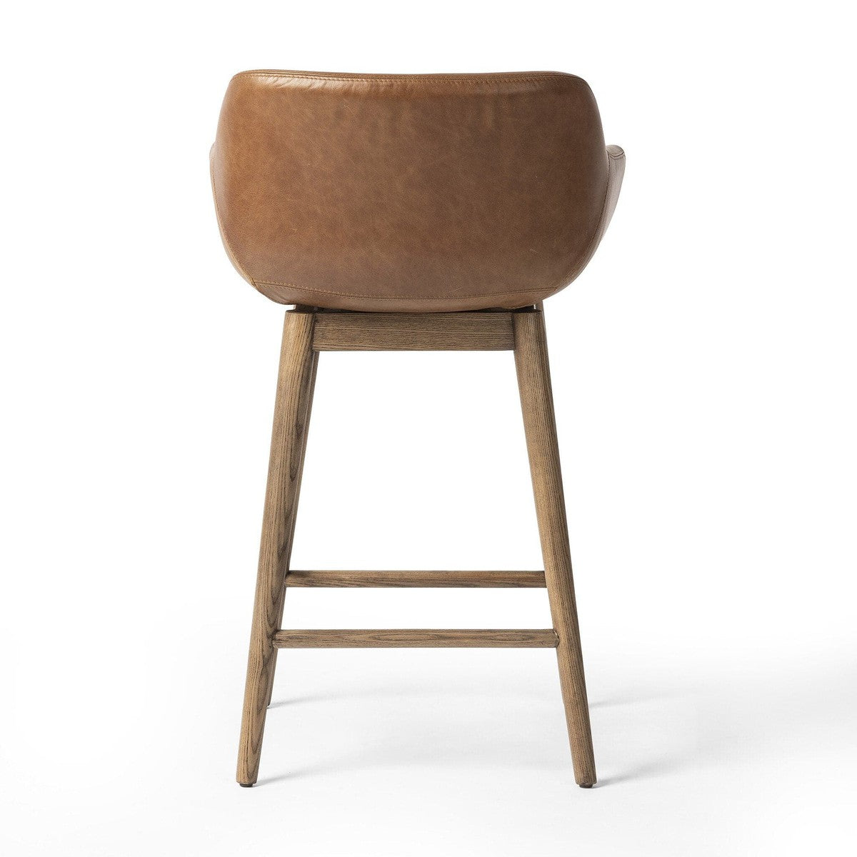 Hannah Swivel Bar + Counter Stool - Sonoma Chestnut